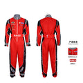 Adult Racing Outfits Kids Karting Uniforms (Includes Red Baseball Cap) Outdoor Sports Jumpsuits Halloween Carnival Cosplay Costu