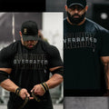 Men's fitness sportswear - 100% cotton high-quality loose and comfortable T-shirt
