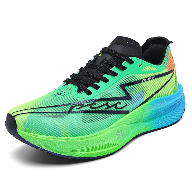 Men's and Women's Running Shoes Anti Slip and Shock-Absorbing Carbon Fiber Board Professional Marathon Chunta Sports Shoes 2026