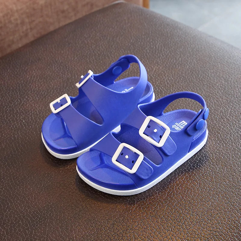 Fashion Kids sandals Children Outdoor Soft Shoes Children's Non-slip Sandals Summer Boys' Soft Shoes Boys England Style Sandals