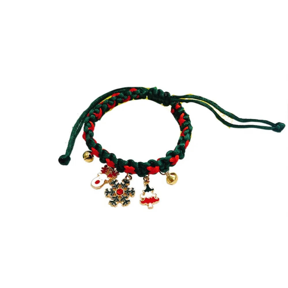 Pet Accessories Creative Christmas Pet Collar Adjustable Exquisite Pet Necklace Cute Fashion Cat Neck Strap Pet Shop