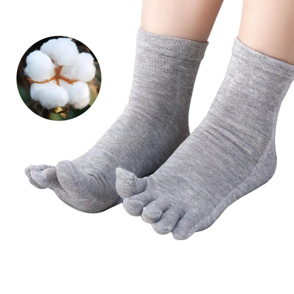 Men Short Socks Protect Ankle Sweat Absorption No Show Socks Five Fingers Socks Ankle Socks Men'S Split Toe Sock Toe Socks