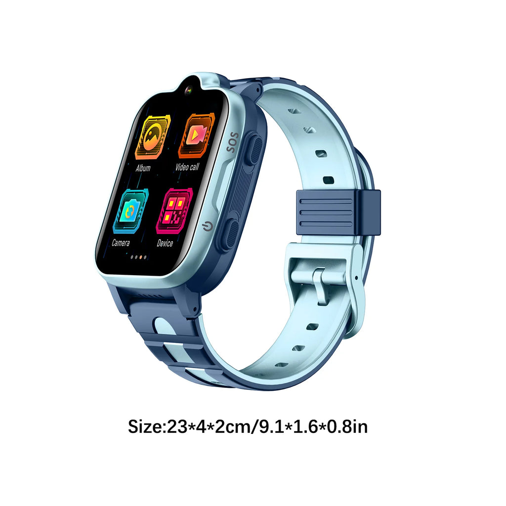 4G Kids Watch 4G Smart Kids Watch Video Call Voice Chat Student Watch for Boys and Girls IPX7 Water Proof Water Proof Kids Watch