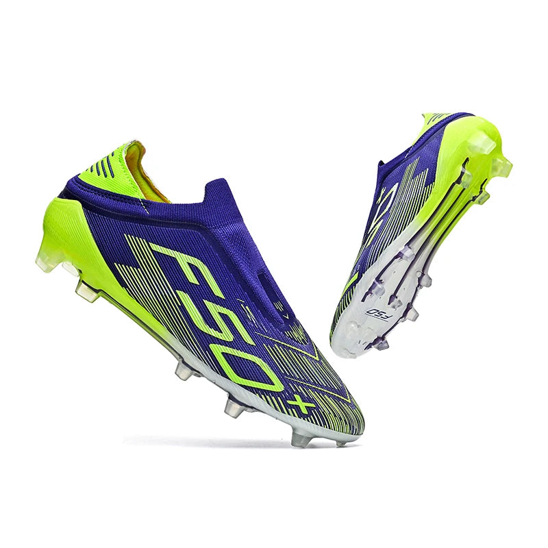 New Men Soccer Shoes Non-Slip Indoor Futsal Football Boots Match Grass Cleats High-quality Sneakers Hot-selling High-top Outdoor