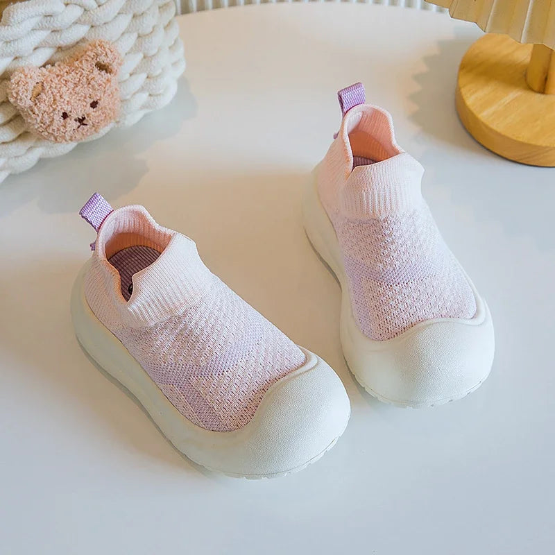 Kids Sneakers for Girls Simple Solid Color Children Tennis Shoes Soft Bottom School Versatile Boys Causal Fashion Sports Shoes