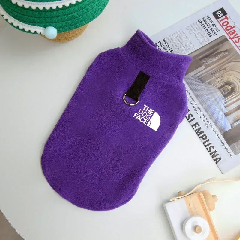 Best-selling pet clothes, autumn and winter dog clothes, new pet fleece clothing, stretchable warm vest