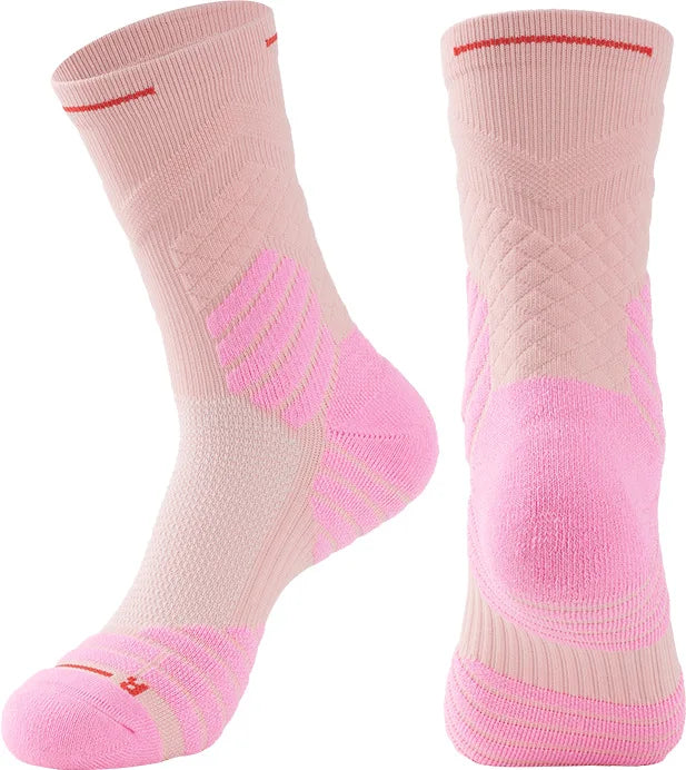 Women Professional Basketball Sock Long Tube Sports  Men Thickened High Towel Sweat-absorbent Non-slip Breathable Elite W100
