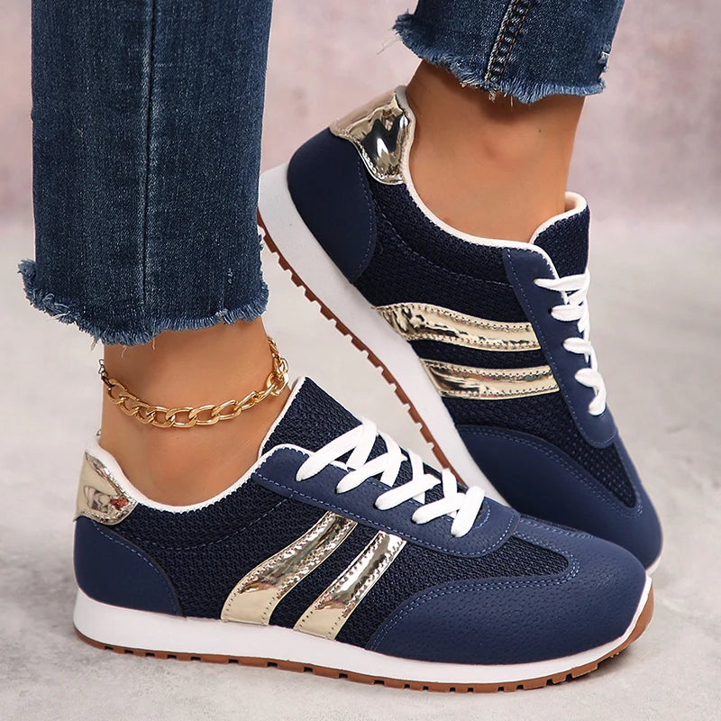 Fashion Breathable Women's Sports Shoes 2025 Autumn Lightweight Casual Sneakers Woman Plus Size Comfort Non Slip Running Shoes