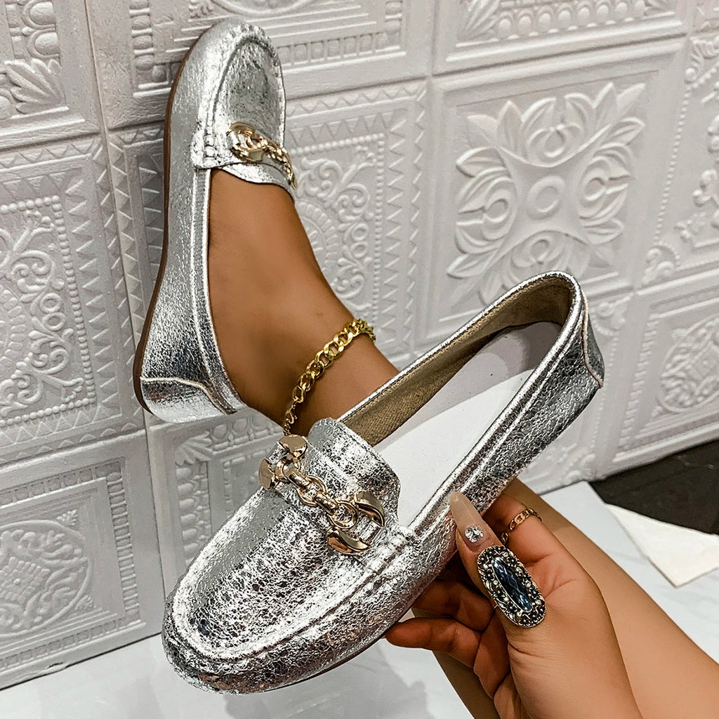 Women Loafers Fashion Pattern Designer Flats Shoes Driving Boat Luxury Shoes Women Slip-on Sexy Elegant Comfy Sneakers Women