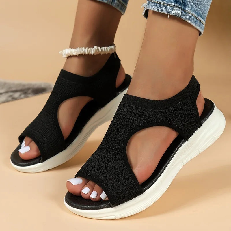 Orthopedic Sandals for Women in Summer, Comfortable Hiking, Non Slip Sports Sandals, Wide Footed Outdoor Leisure, Mesh Sandals
