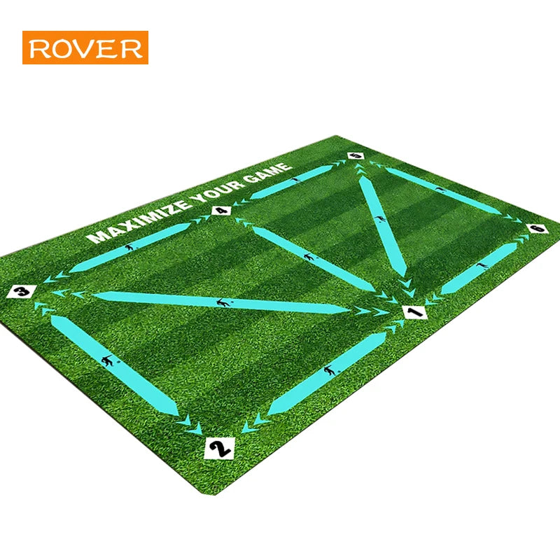 Football Training Mat Soccer Training Equipment Non Slip Foldable Kids Adults Training Indoor Ourdoor Equipment Dribble Trap