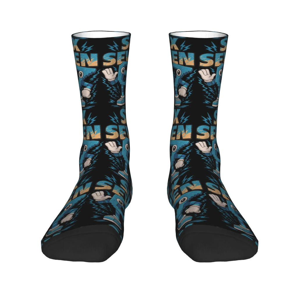 Adults Men Socks Meme 67 Six Seven 6 7 Italian Brainrot  Stockings Winter Novelty Warm Soft Socks Sports Anti Bacterial Socks