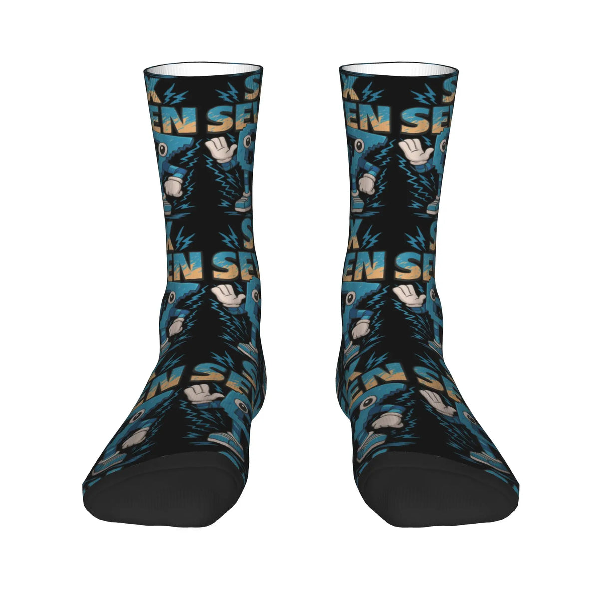 Adults Men Socks Meme 67 Six Seven 6 7 Italian Brainrot  Stockings Winter Novelty Warm Soft Socks Sports Anti Bacterial Socks