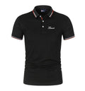 Summer High-Quality Men's Printed Polo Shirt, New High-End Business Casual Quick Drying And Breathable Polo Collar Polo Shirt