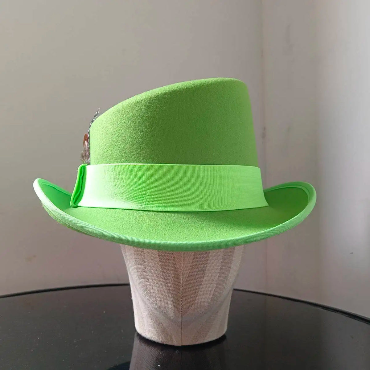 men hat  green fedora  royal blue men`s hat  durby hat High top felt  hat for women  top hat  wide brim hat bowler hat
