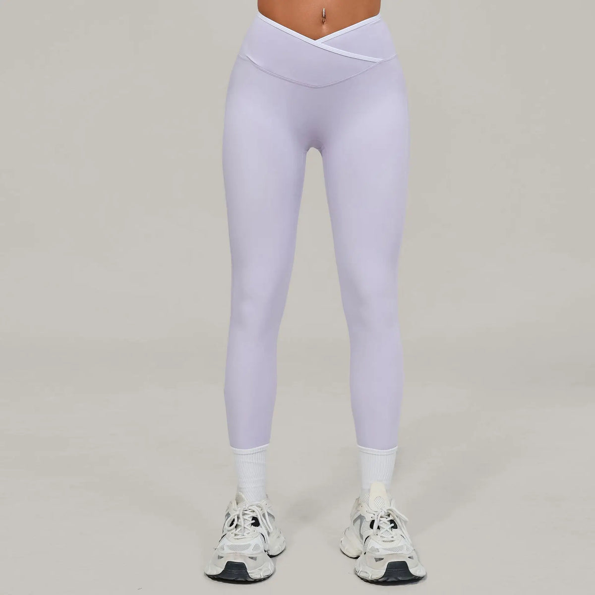 Women's High Waist Yoga Leggings Sports Pants Solid Color Gym Workout Leggings Training Jogging Tights Running Push Up Leggings