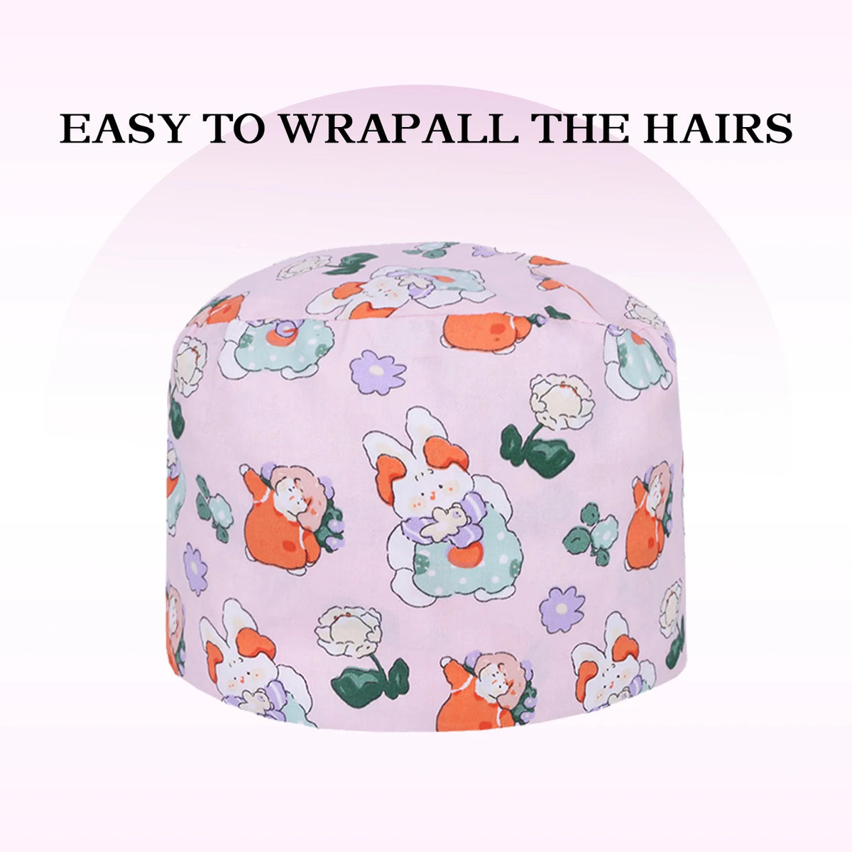Women's Working Hats Cotton Adjustable Medical Nurse Caps Beauty Salon SPA Doctor Scrub Hat M909