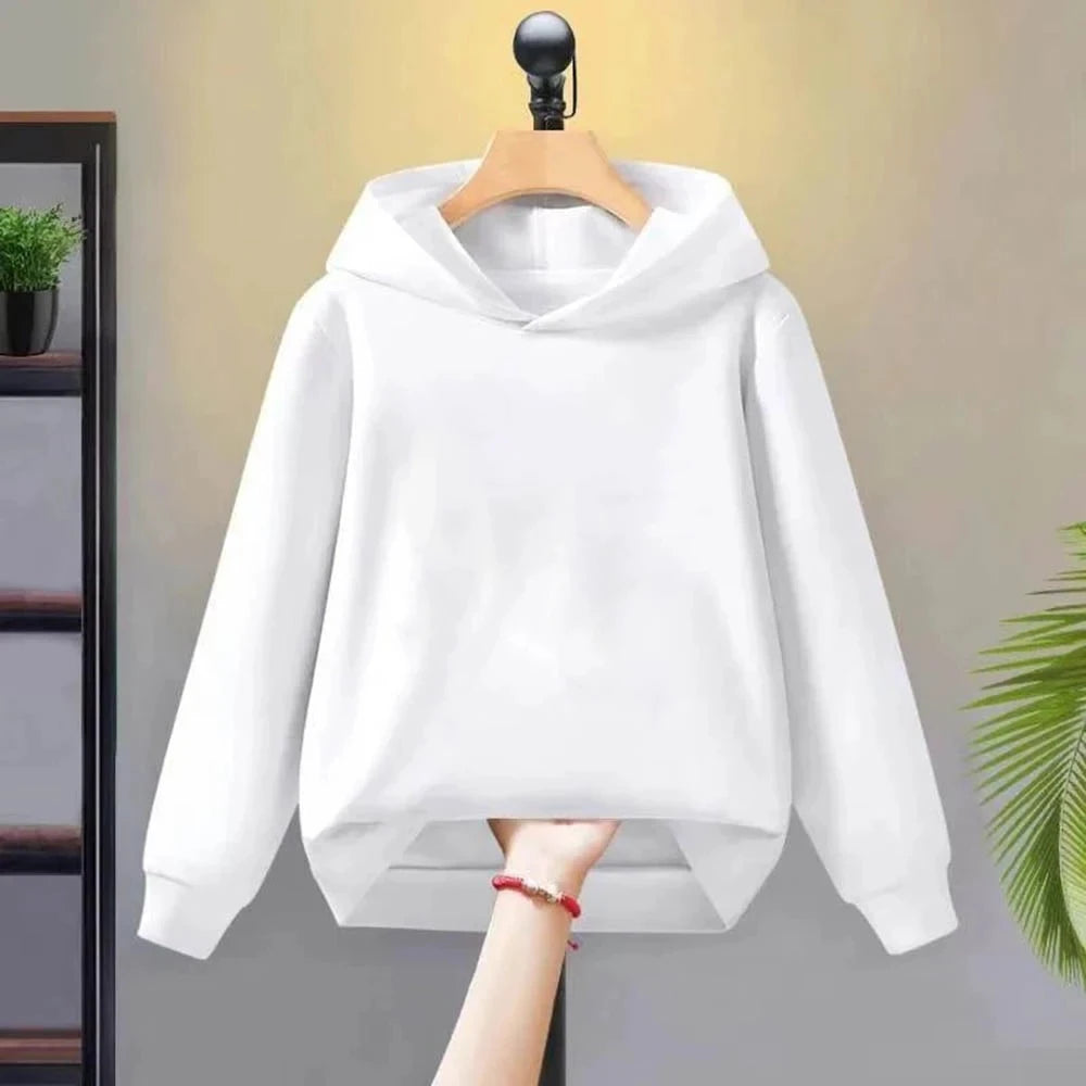 Kids' Hooded Sweatshirt for Boys & Girls Aged 3-12 | Multi-Color in Red, Pink, White & Black | Casual Versatile Kids' Top & Coat