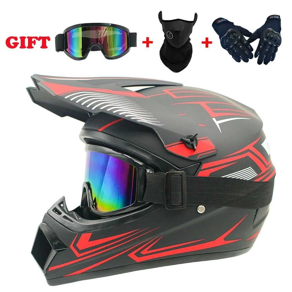 Need Kids Gear? Youth Motorcycle Helmet Off-Road Dirt Bike ATV DH Cross Go-kart Capacete DOT