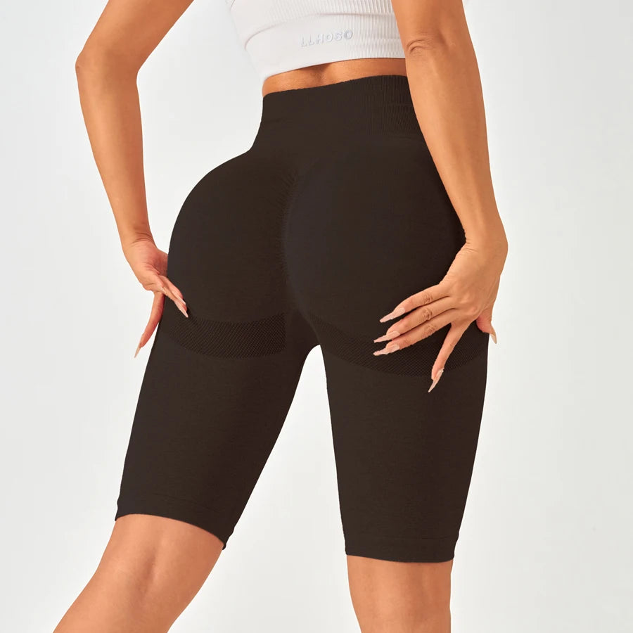 Women Sports Leggings Sportswear Woman Gym Legging Seamless Yoga Shorts w/Tummy Control Women's Shorts Fitness Female Clothing