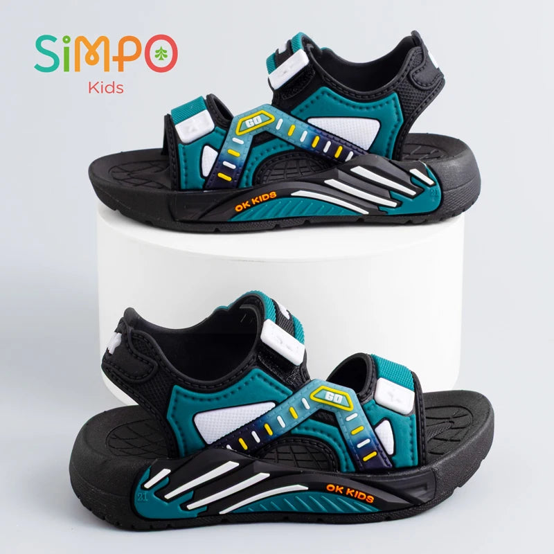 Summer Kids' Sandals Unisex Soft Bottom Casual Beach Shoes for Primary School Students Boys & Girls