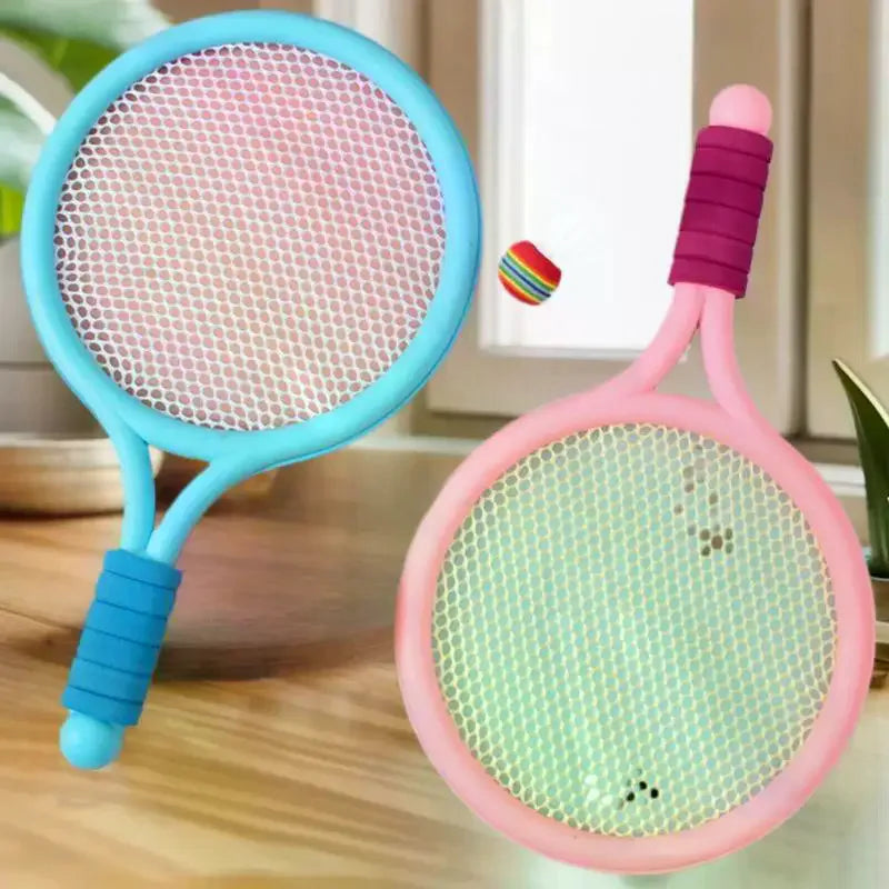 Tennis and Badminton Rackets for Kids, Lightweight Children's Interactive Sports Toys Set