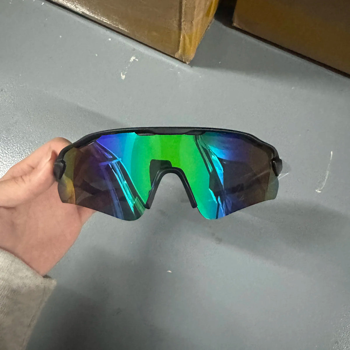 1pc Stylish Polarized Sunglasses for Men, High-Definition UV Protection Glasses for Sports, Cycling and Outdoor Activities