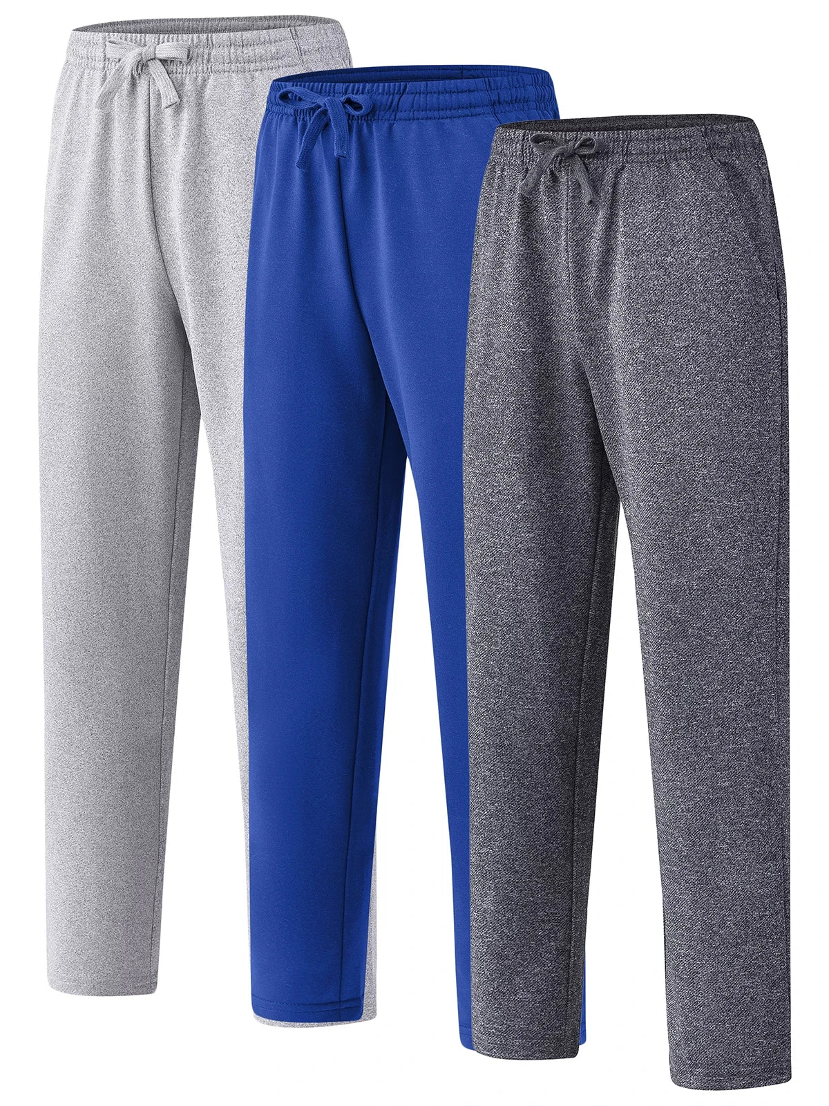 Boy's & Girls Pajamas Pants Set Kids' Athletic Jogger Pants with Drawstring and Side Pockets for Age 6-16Y