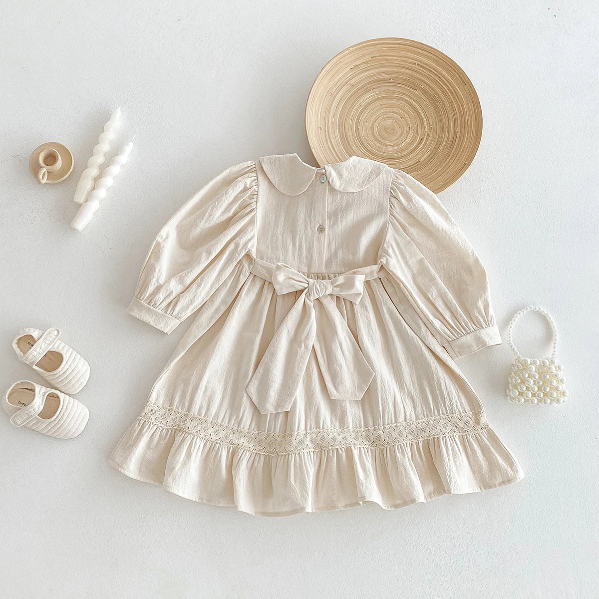 Baby Girls Dress Long Sleeve Girls Sweet Party Princess Kids Dresses for Girls Ruffles Lace Casual Dresses children's dresses