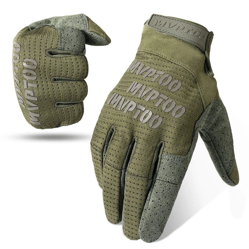 Men Touch Screen Full Finger Gloves Lightweight Outdoor Sport Hiking Camping Hunting Combat Paintball Tactical Cycling Equipment