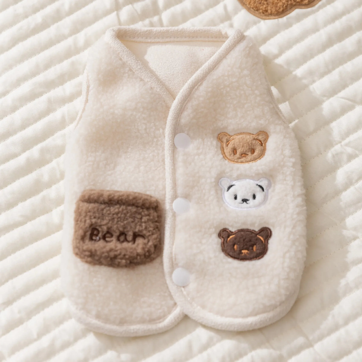 Pet Dog Clothes For Small Dogs Cat Autumn/Winter Fleece Vest Puppy Chihuahua Teddy Cute Animal Warm bear Jacket clothing supply