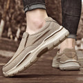 Men's Casual Shoes Canvas Breathable Loafers Men 2025 New Male Comfortable Outdoor Walking Shoes Classic Loafers Men Sneakers