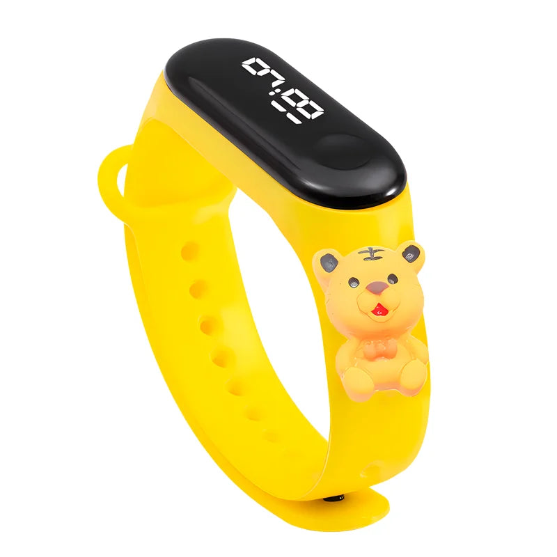 Fashion Children Watches For Boys Girls Electronic Bracelet Sports Touch LED Cartoon Doll Kids Watch Women Waterproof Clock