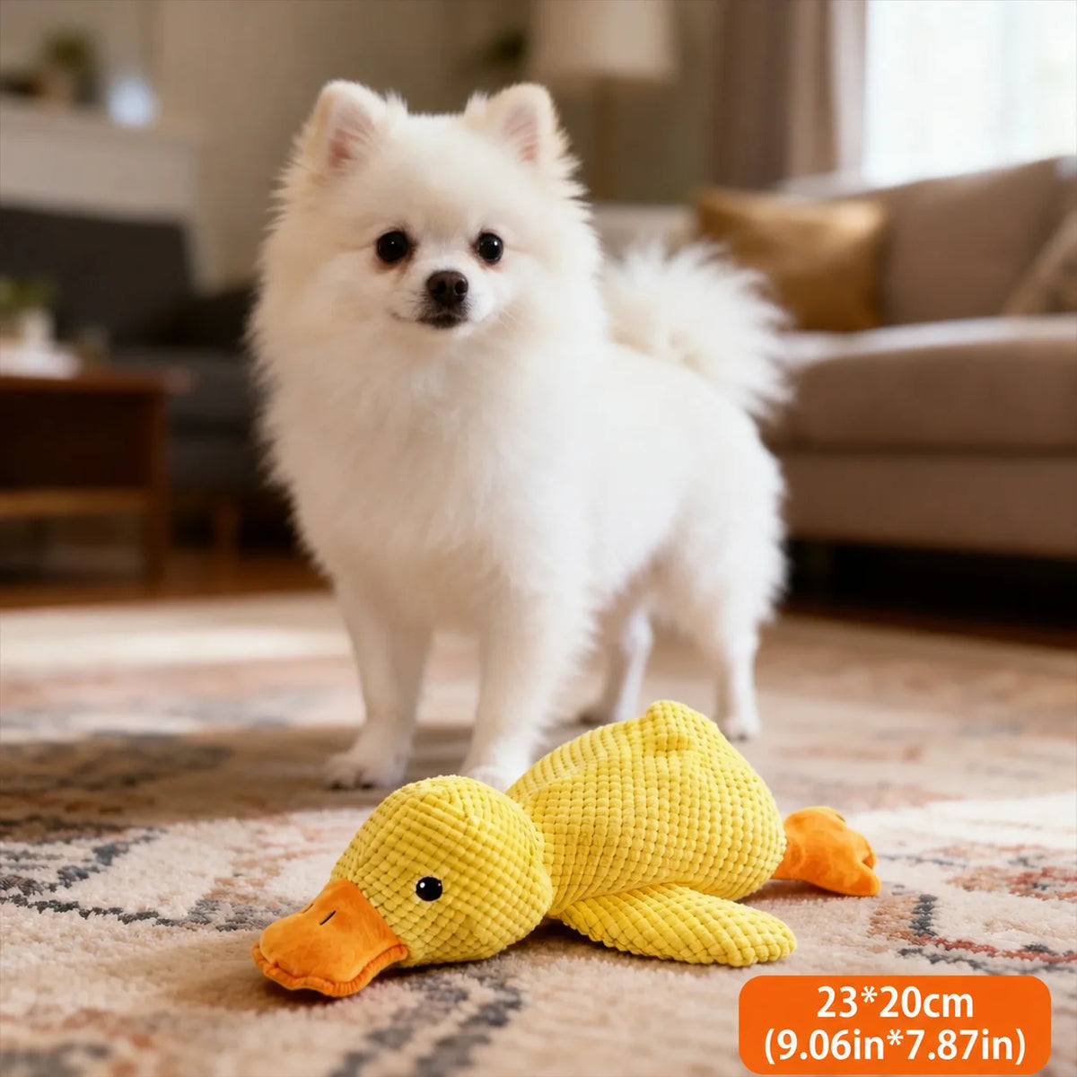 Dog Toy Plush,Sleeping Duck With Sound Pet Interactive Plush Bite Resistant Teeth Grinding Puppy Cat Relieve Boredom Pet Product