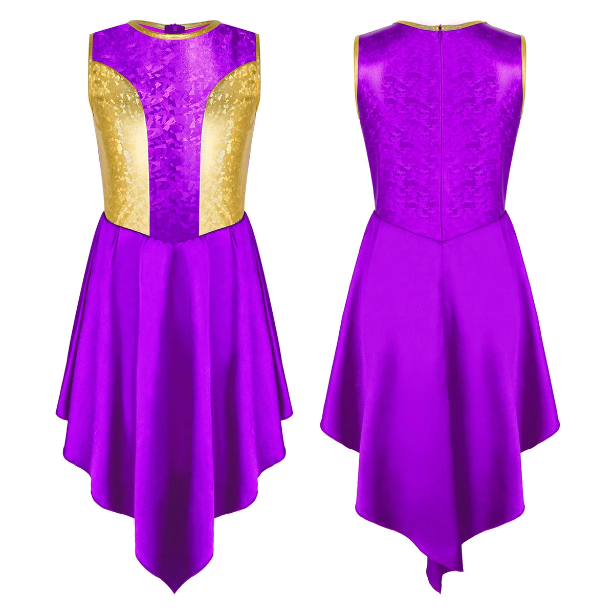 Kids Girls Liturgical Praise Dress Lyrical Dance Performance Costumes Children Church Choir Worship Ballroom Dancing