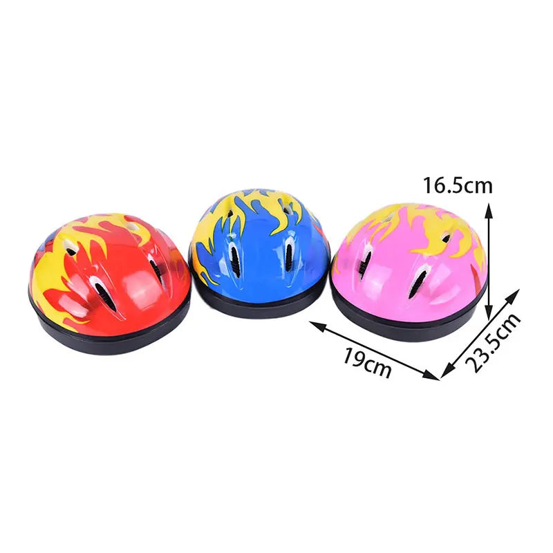 Children's Sports Bicycle Helmet Riding Balance Sliding Bike Hat Protective Set 7-piece Equipment