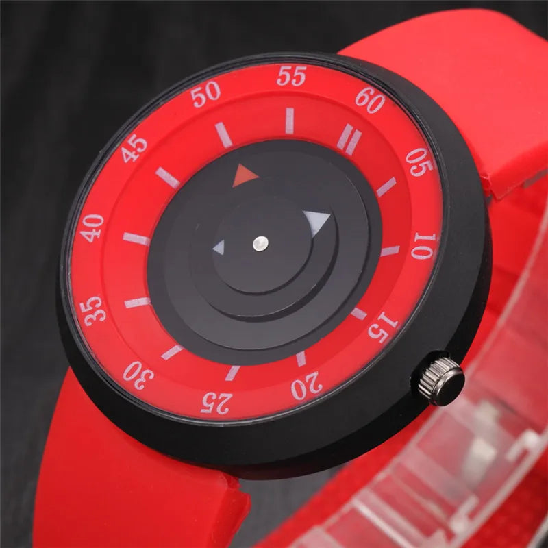 Men Cool Unique Designer Watches Reloj Hombre Boys Fashion Casual Rubber Band Quartz Cheap Watch Erkek Barato Saat Montre Homme