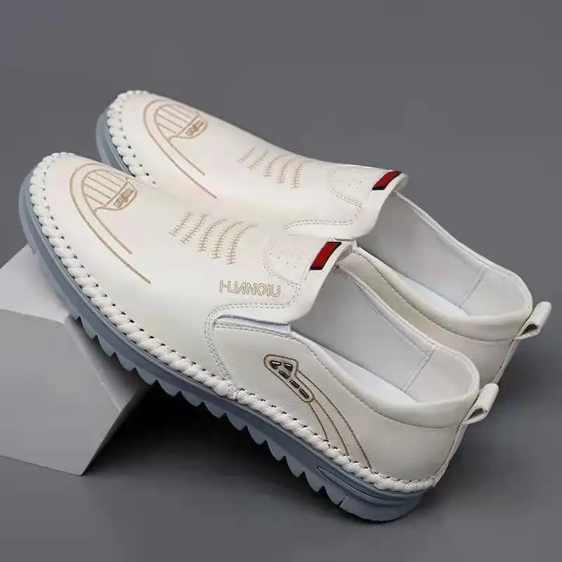 Men Loafers Lightweight Men's Driving Shoes Brand Anti-Slip Comfortable Flat Shoes Designer Rubber Sole Breathable Shoes