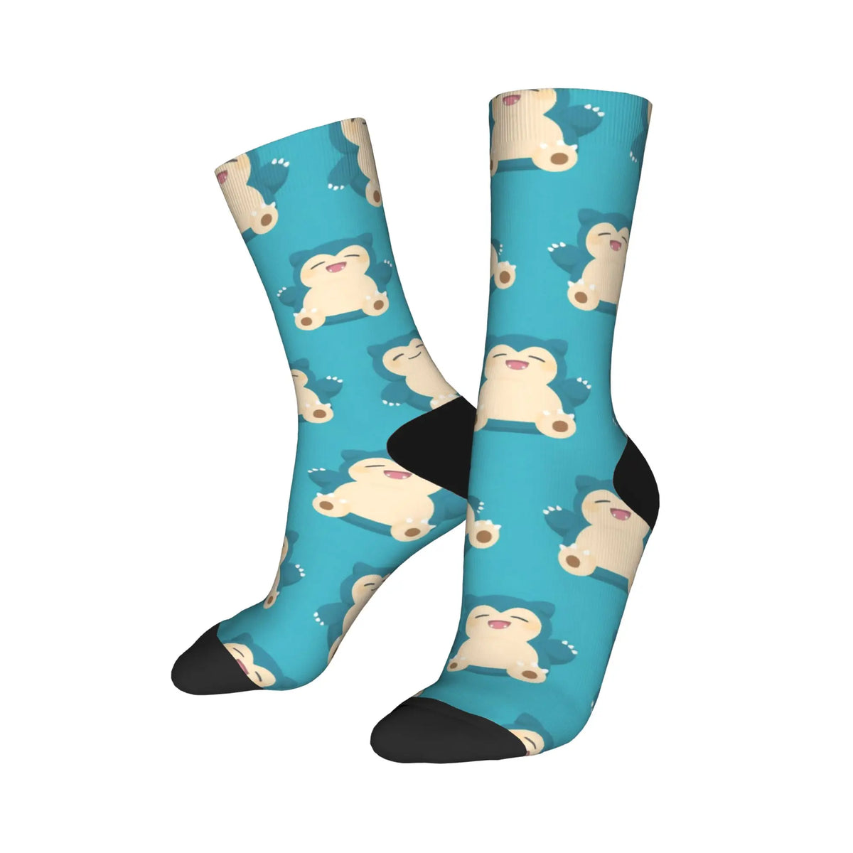 Happy Funny Male Men Socks Harajuku P-Pokemons Bulbasaur Sock Skateboard Women's Stockings Spring Summer Autumn Winter