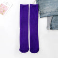 Knee High Socks Kids Boys Girls Long Tube Socks for School Uniform Children White Socks Long Student