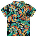Kids Boys Hawaiian Shirts Tropical Graphic Print Short Sleeve Shirt Casual Turn-Down Collar Tee Tops for Vacation Beach Holiday