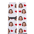 Custom Face Socks Personalized Photo Socks Customizable Funny Socks with Your Picture Two Sizes Available Unique Gift for Couple