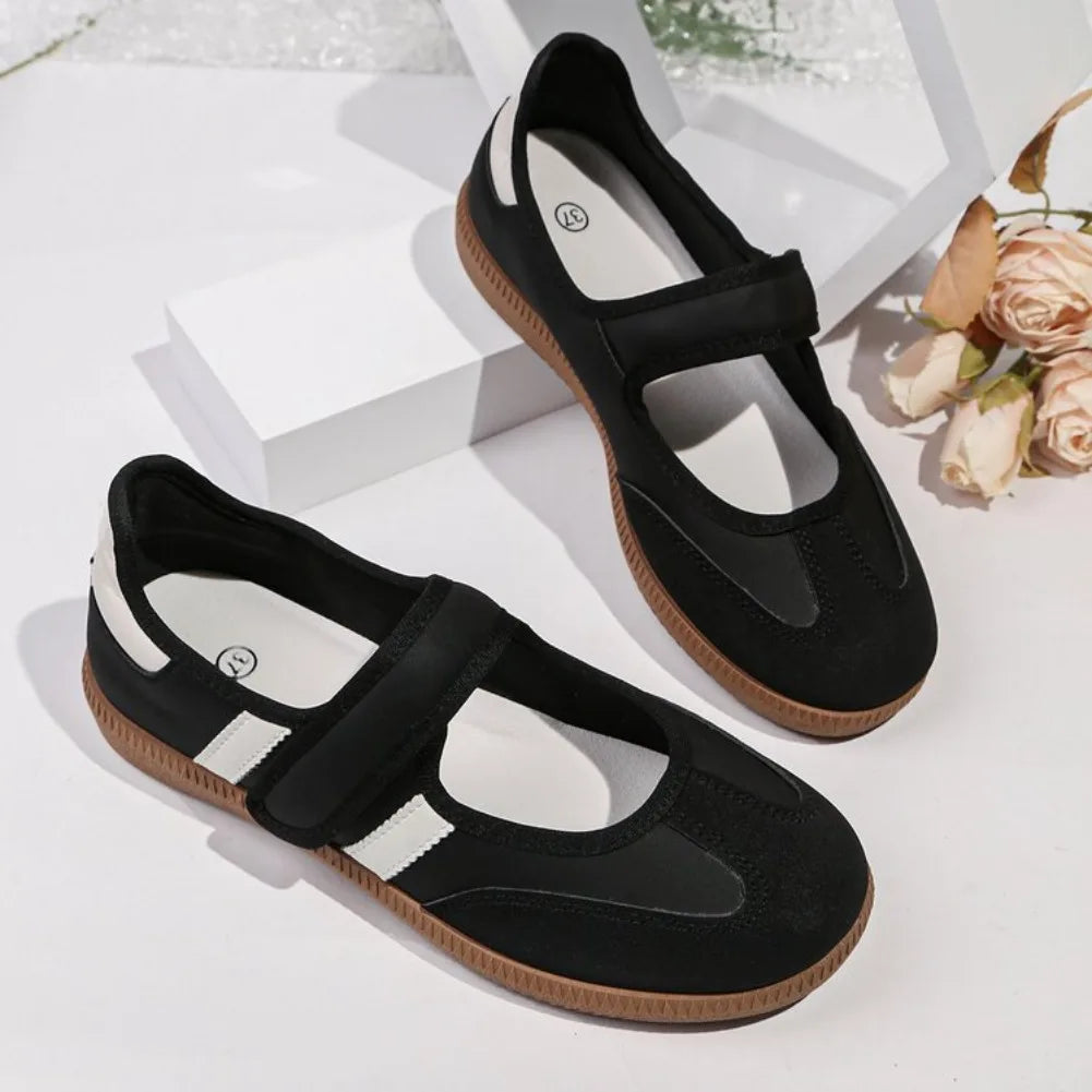 Women Sneakers 2026 New Fashion Solid Shallow Designer Shoes Spring Autumn Soft Soled Loafers Comfort Casual Female Sports Shoes