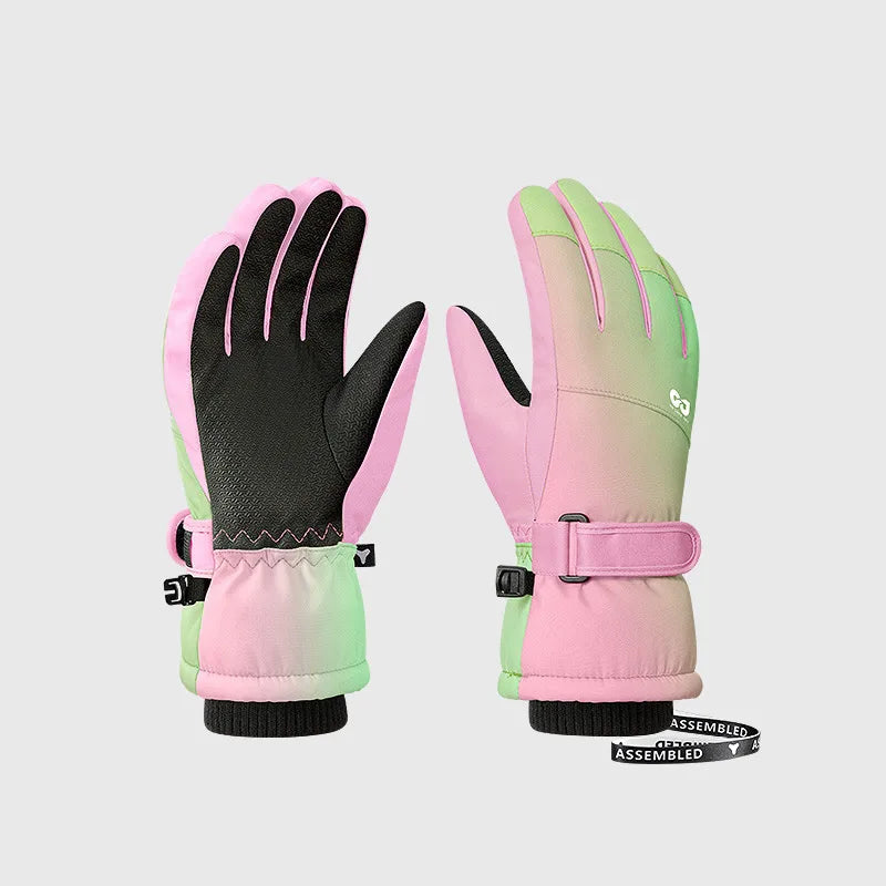 Children's 3M Thinsulate Warm Ski Gloves for Boys Girls Windproof Waterproof Winter Snow Sports Cycling Snowboard Warm Gloves