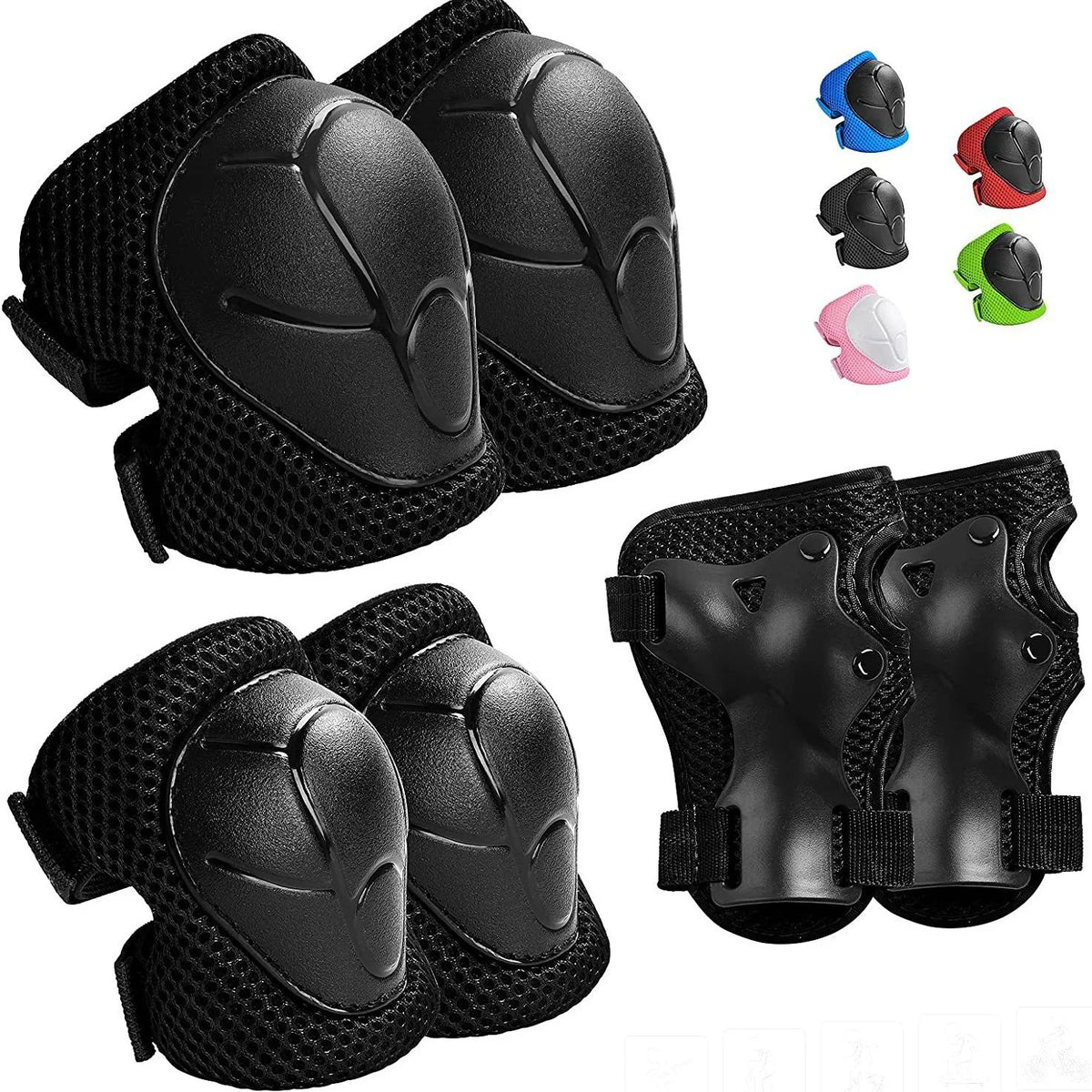 Skateboarding Cycling Knee And Children's Balance Bike Roller Skating Protective Equipment Set