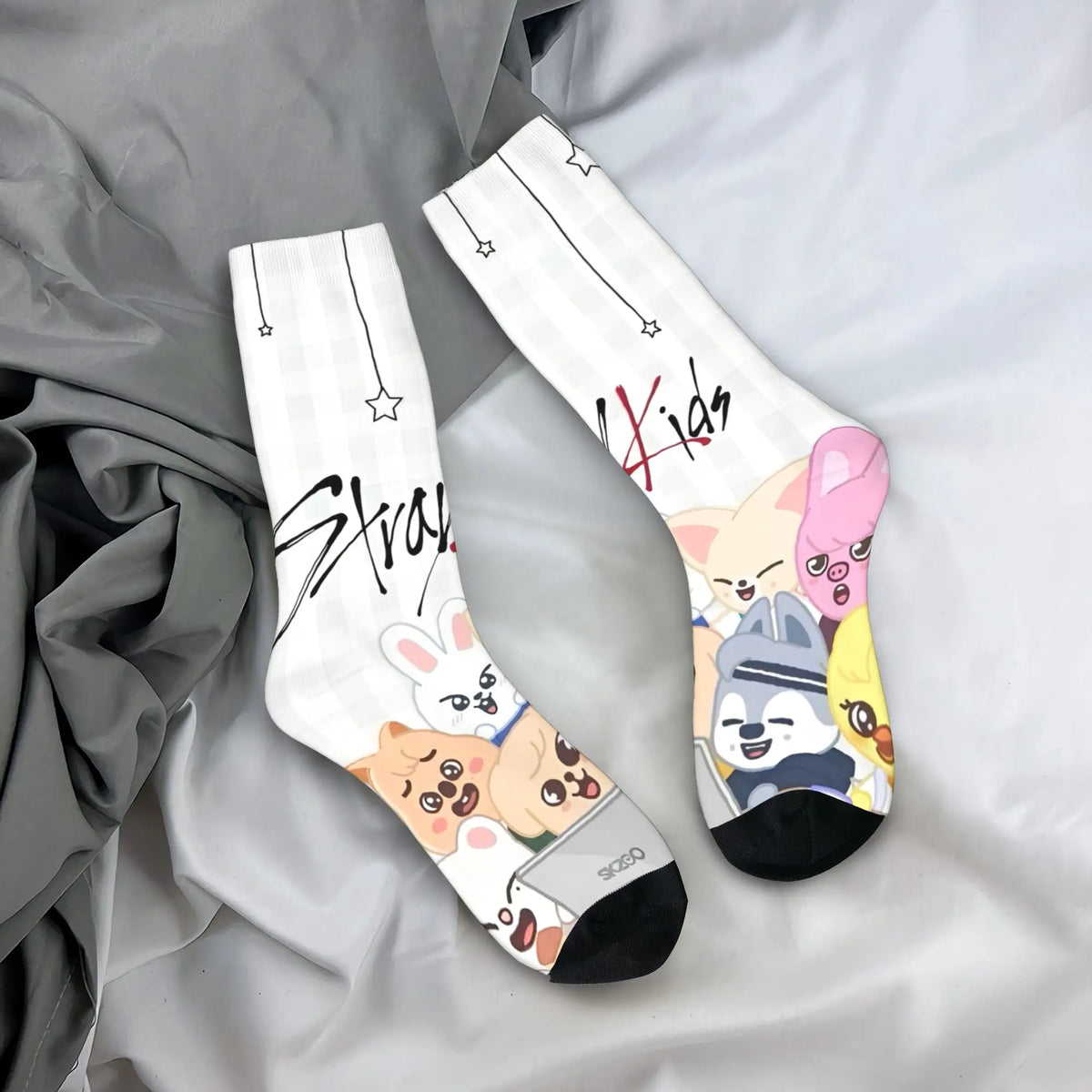 Stockings for Kids  Design Gothic Socks Autumn Socks KPOP S-Strays Band Hyunjin  Felix Bang Chan Men Outdoor Quality Socks
