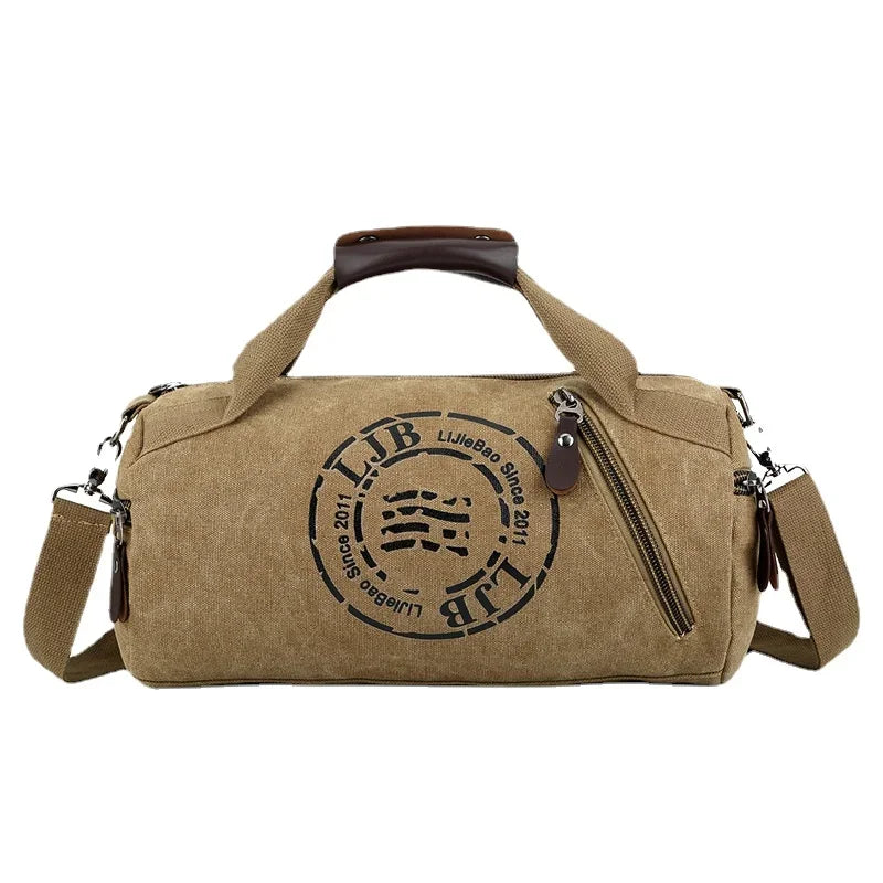 Durable Multifunction Handbag Men Canvas Bag Training Gym Bag Women Fitness Bags Outdoor Sports Bags for Male&Female duffel bags