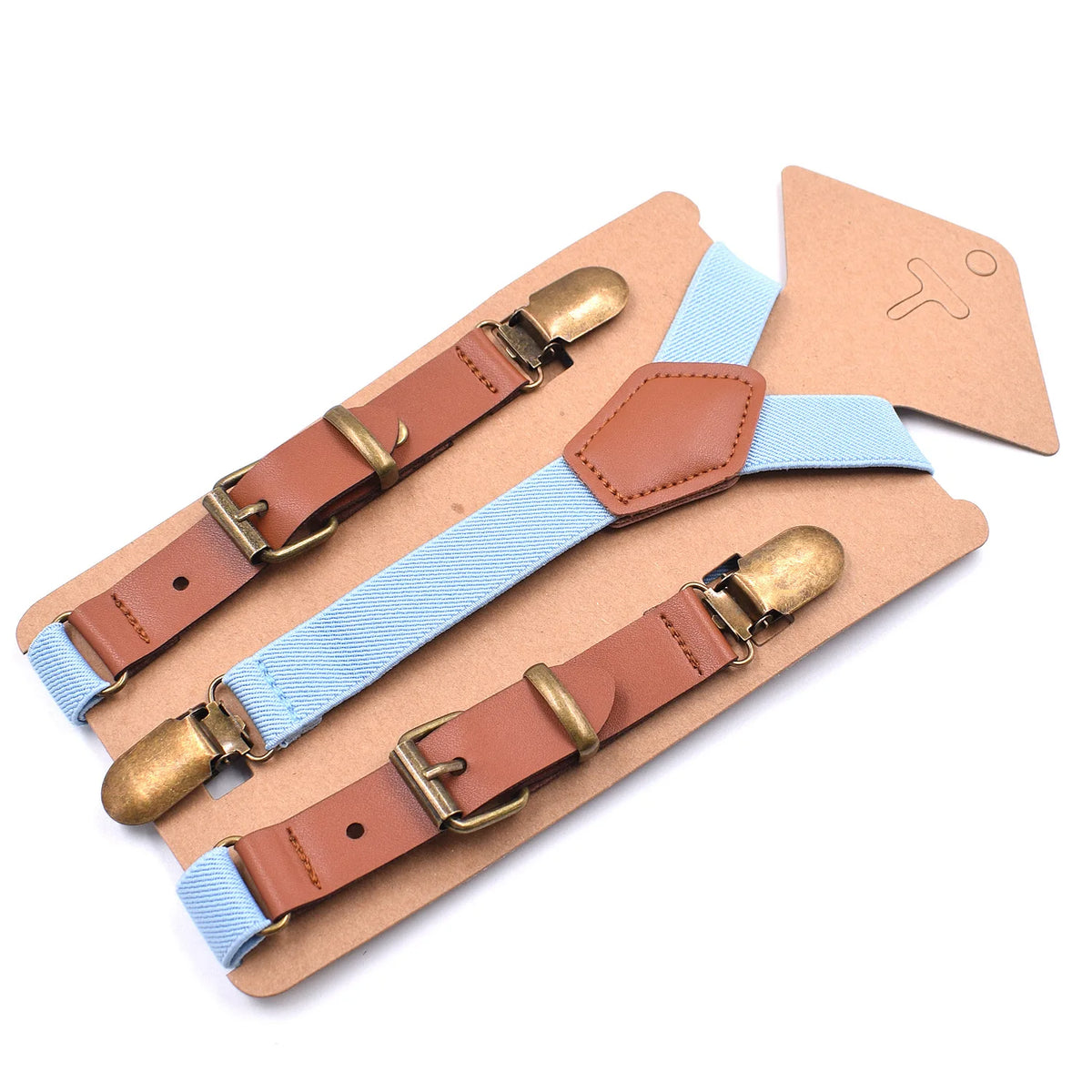 Suspenders for Boys Girls 2cm Y-back 3 Clips Adjustable Elastic Trouser Braces Suspenders Belt for Kids Fashion Accessories