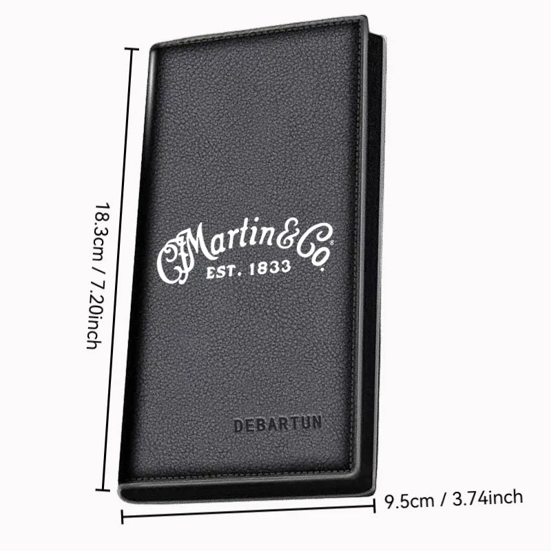 Martin guitars established year company Men's Long Wallets Business Stylish Printing Design Casual Use Christmas Valentine's Fat