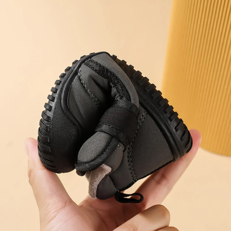 Baby Shoes Outdoor Anti-slip Winter Snow Boots Warm Toddler For Kids Boys Girls Flat Children's Walking Sprot Running Size19-28